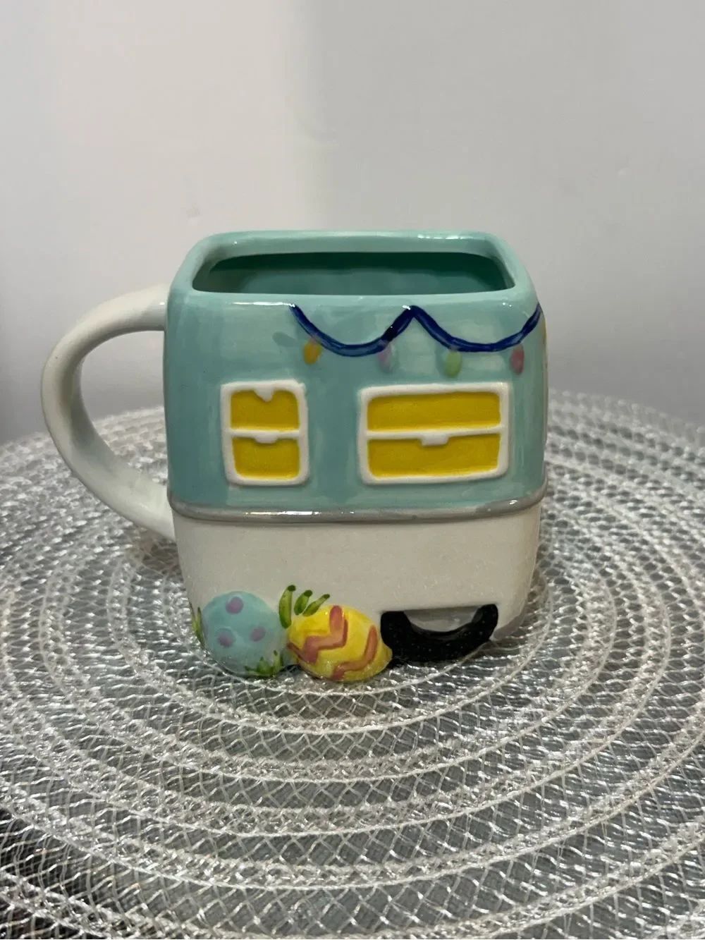 Camper Easter Mug NWT Pastel colors
